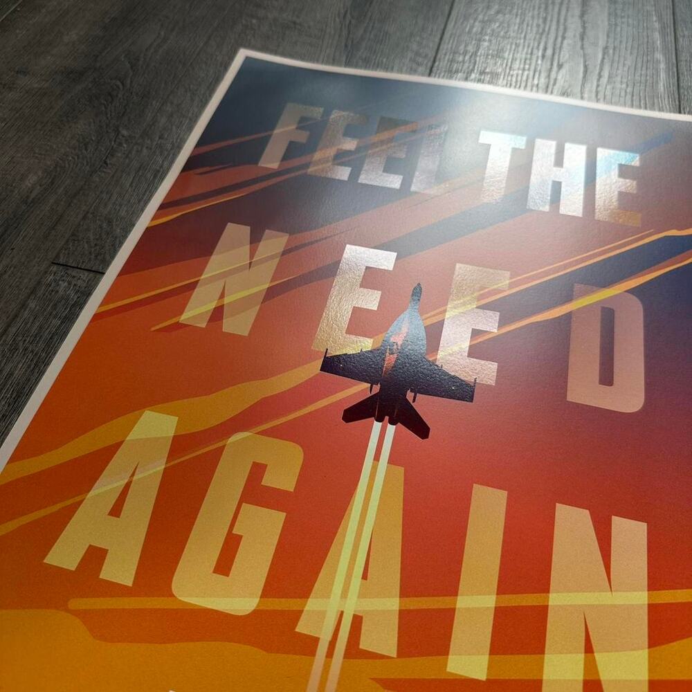 2026 Top Gun Maverick Tom Cruise Movie Promo Collectible Poster - Picture 4 of 8